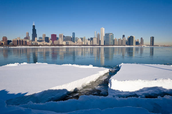 Chicago al gelo, una delle citta' piu' colpite dal 'polar vortex' (Foto: City of Chicago)
