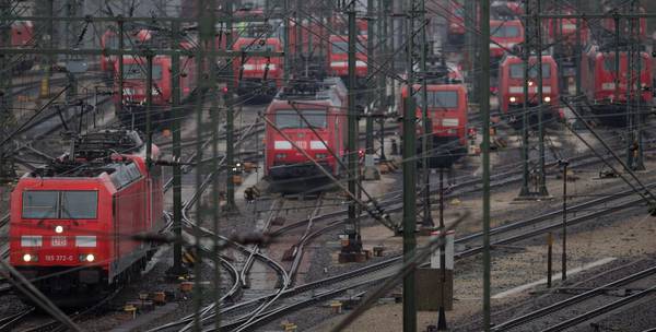 Train drivers' strike in Germany - Seevetal