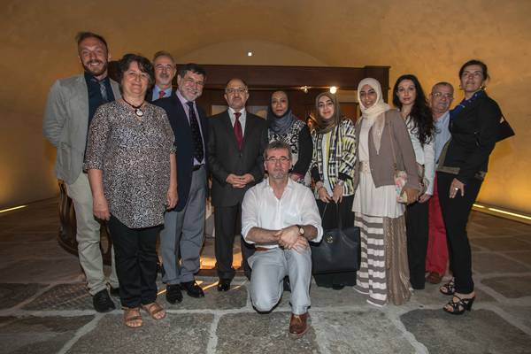 Delegazione del sultanato di Oman al museo Galata di Genova