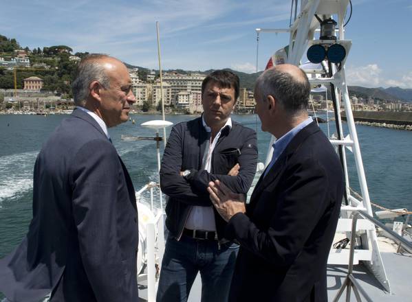 Concordia: Renzi,a Piombino smaltimento navi militari