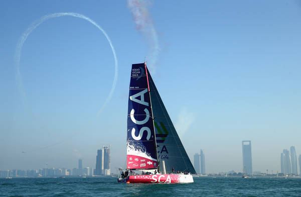 Vela: Volvo OCean Race, Team SCA vince In-port di Abu Dhabi