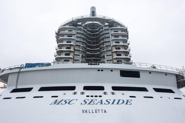 Fincantieri vara Msc Seaside,pi grande nave crociera Italia