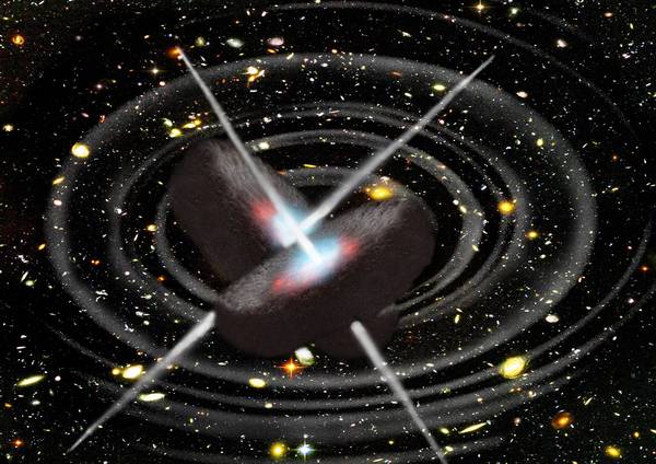 I ricercatori hanno analizzato i dati di Ligo che hanno portato alla scoperta delle onde gravitazionali e che erano stati generati dalla collisione tra due buchi neri (fonte: Maxwell Hamilton)