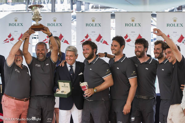 Vela: Premiazione Giraglia Rolex Cup, Scricca
