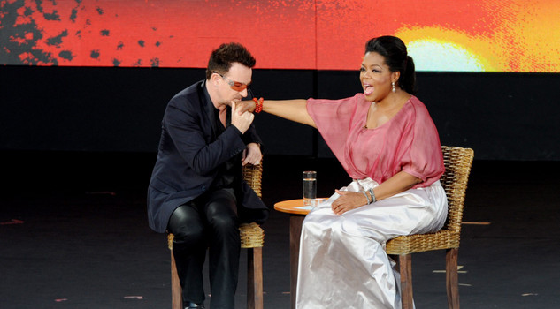 Oprah Winfrey con Bono