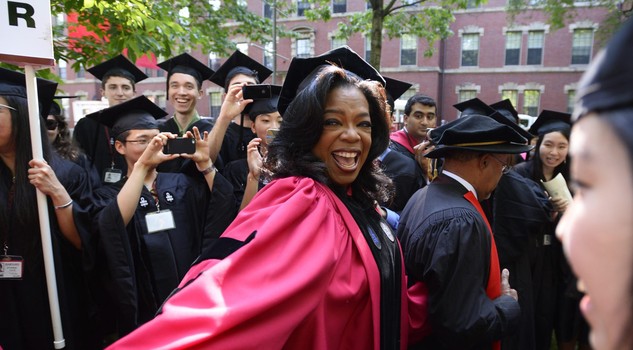 Oprah Winfrey a Cambridge nel 2013