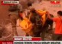 Scene di distruzione e morte alle falde del Merapi