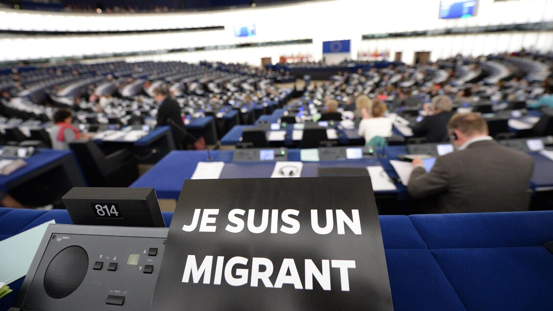 Il dibattito sull 'emergenza immigrazione a Strasburgo © ANSA/EPA