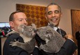 Il primo ministro australiano Abbott e il presidente Usa Obama © Ansa