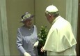 Elisabetta dal Papa in leggero ritardo © ANSA