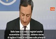 Draghi annuncia il taglio dei tassi allo 0,05% © Ansa