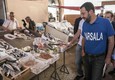 Matteo Salvini in visita al mercato ittico di Marsala © Ansa