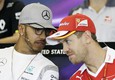 Hamilton e Vettel (ANSA)