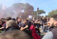 Roma, tensione tra studenti e forze dell'ordine © ANSA