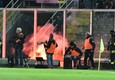 Calcio: petardi in campo sospesa per 2' Palermo-Lazio © 