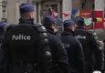 Tensione in piazza a Bruxelles, un centinaio fermi © ANSA
