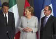 Renzi-Merkel-Hollande, a Ventotene per recuperare Europa © ANSA