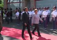 Merkel incontra Renzi a Maranello © ANSA