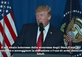 Il discorso di Trump: 'Bombe in Sira per sicurezza Usa' © ANSA