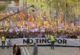 La Barcellona che non ha paura sfila sulle Ramblas © ANSA