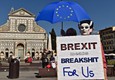 Inglesi in piazza a Firenze contro la Brexit © Ansa