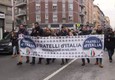 Fratelli d'Italia in piazza: proteste contro Giorgia Meloni © ANSA