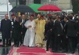 Incontro con la comunita' cattolica marocchina per papa Francesco © ANSA