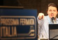 Matteo Renzi durante il convegno 'Prossima fermata Italia' alla stazione Leopolda, Firenze, 5 novembre 2010 © 