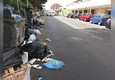Emergenza rifiuti a Roma, cassonetti stracolmi e sacchetti per strada © ANSA