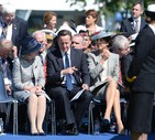 David Cameron e la moglie Samantha alle celebrazioni © EPA