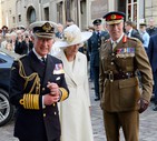 Carlo e Camilla alle celebrazioni per il D-Day © EPA