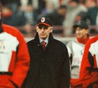 5 dicembre 1996 - Il neo allenatore del  Milan Arrigo Sacch © ANSA 
