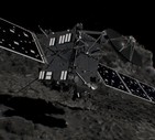 Rappresentazione artistica dell'impatto della sonda Rosetta sulla cometa 67/P Churyumov Gerasimenko (fonte: ESA) (ANSA)