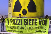 Greenpeace a Roma contro il nucleare