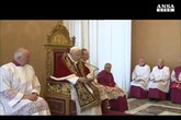 Benedetto XVI lascia pontificato
