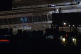 Concordia, la nave in asse nella notte