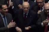 Quirinale: l'omaggio dell'Aula a Giorgio Napolitano