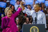 Hillary Clinton e Barack Obama (ANSA)