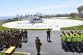 G7 in Taormina, site inspection by the chief of Italian Air Force (ANSA)
