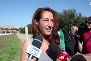 M5S: parlamentari ripuliscono Circo Massimo in vista raduno