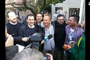 Salvini canta 'Romagna mia' con Casadei