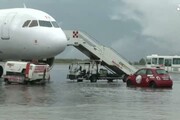 Maltempo: rallentato traffico aereo a Fiumicino