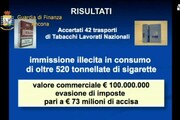 Ancona, operazione Duty Free, sigarette nel mirino