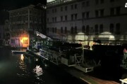 Venezia, Canal Grande chiuso per lavori