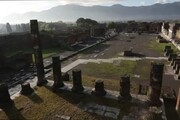 Un drone in volo su Pompei, le immagini mai viste
