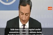 Draghi annuncia il taglio dei tassi allo 0,05%