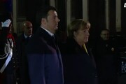 Merkel da Renzi: finalmente riforme in Italia