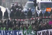 A Francoforte la guerriglia di Blockupy contro la Bce