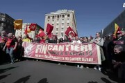Fiom in piazza a Roma contro Jobs act
