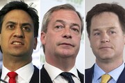 Miliband, Clegg e Farage, tutte e tre si sono dimessi dopo la sconfitta elettorale